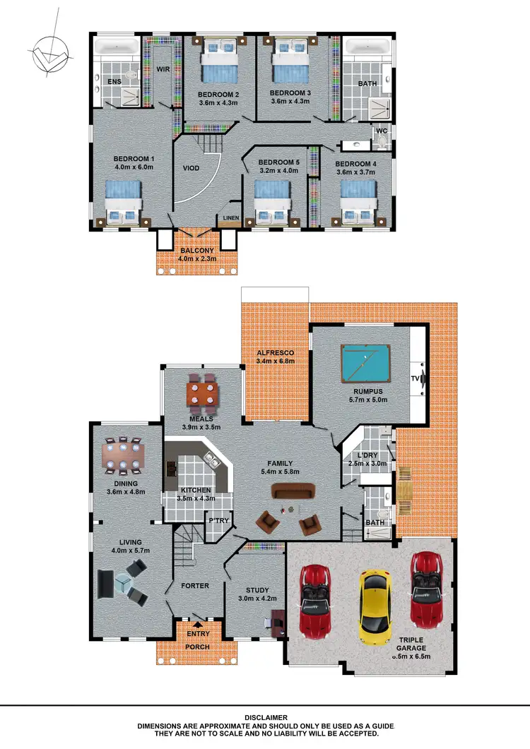 Floorplan of Homely house listing, 15 Cunningham Parade, Kellyville NSW 2155