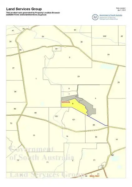 Floorplan of Homely rural property listing, 6 LOT 6 Gregors Road, Seddon SA 5223