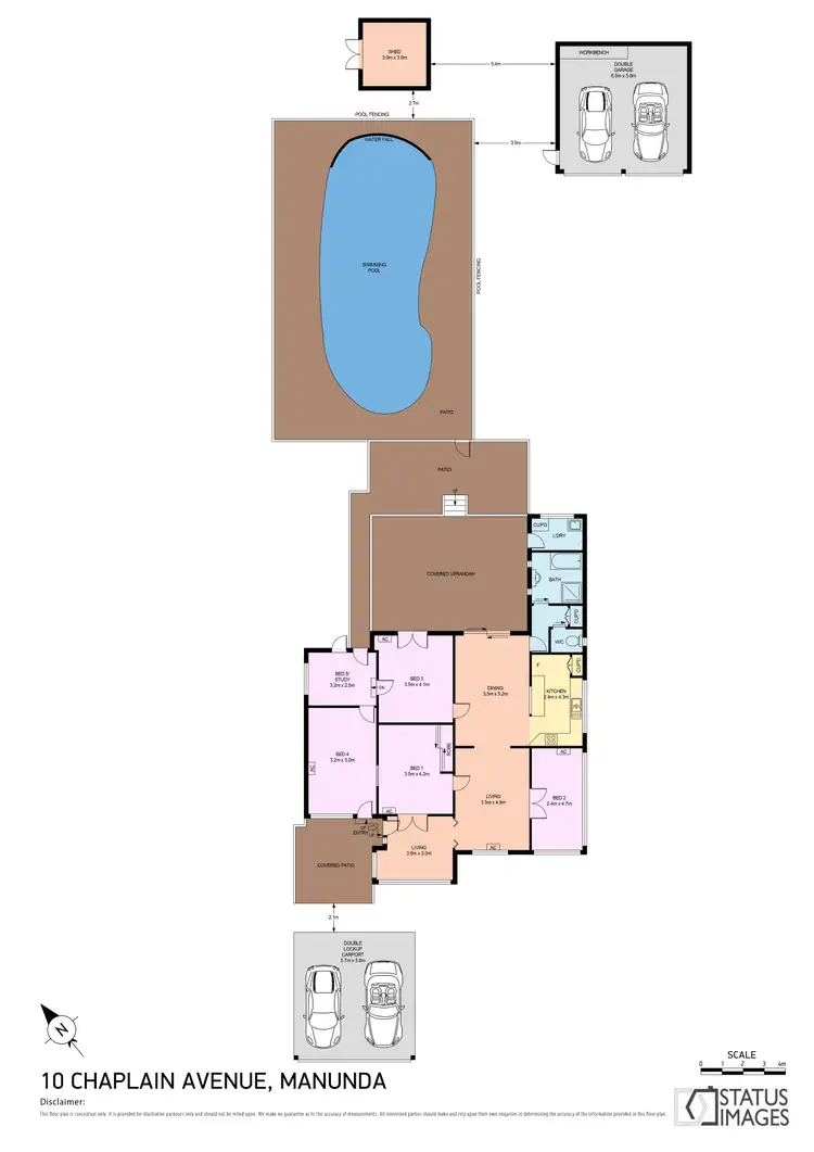 Floorplan of Homely house listing, 10 Chaplain Avenue, Manunda QLD 4870