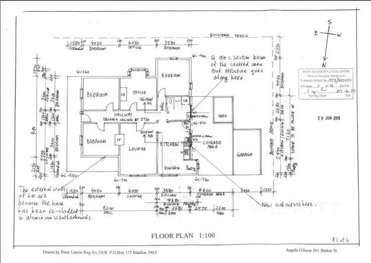 Floorplan of Homely house listing, 301 Barker Street, Castlemaine VIC 3450