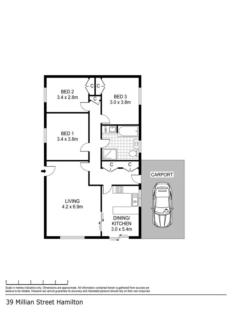 Floorplan of Homely house listing, 39 McMillan Street, Hamilton VIC 3300