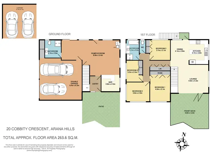 Floorplan of Homely house listing, 20 Cobbity Cres, Arana Hills QLD 4054
