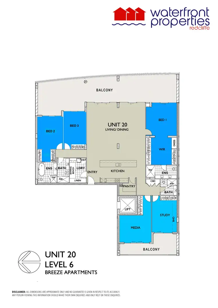 Floorplan of Homely unit listing, 20/24 Prince Edward Pde, Redcliffe QLD 4020
