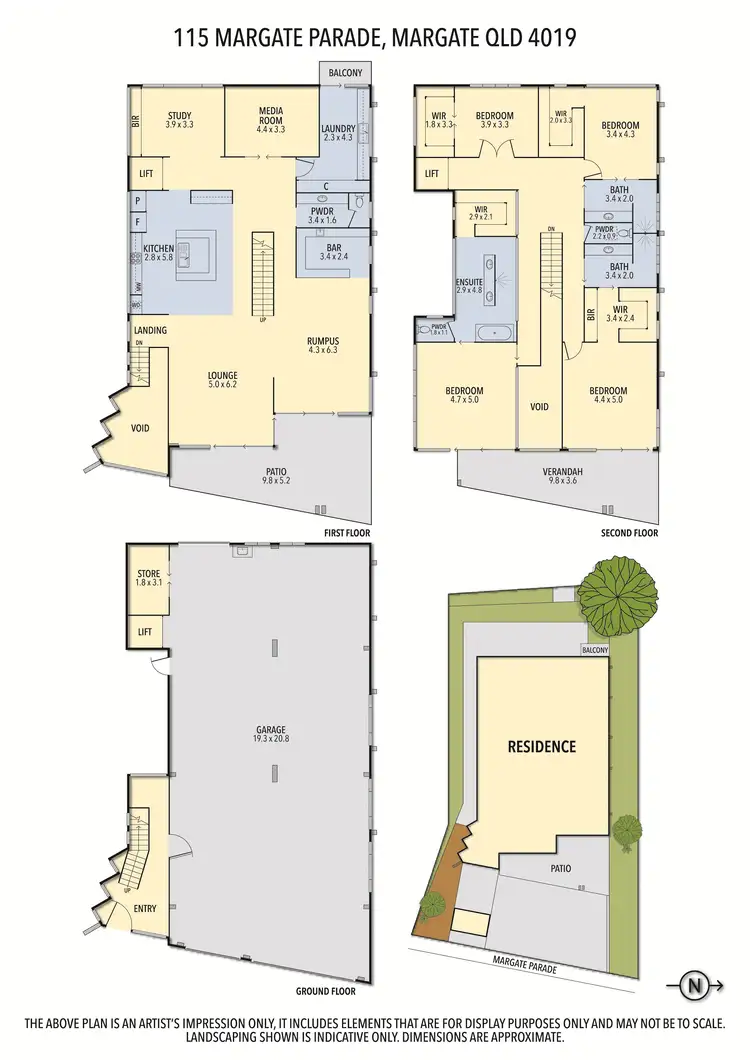 Floorplan of Homely house listing, 115 Margate Pde, Margate QLD 4019