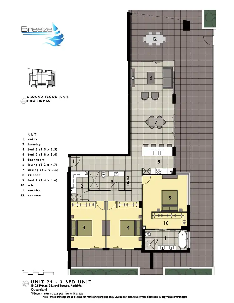 Floorplan of Homely unit listing, 29/24 Prince Edward Pde, Redcliffe QLD 4020