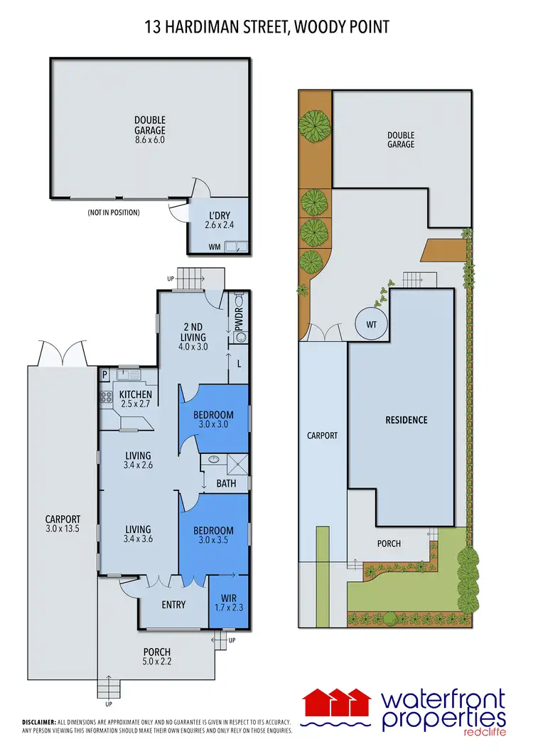 Floorplan of Homely house listing, 13 Hardiman St, Woody Point QLD 4019