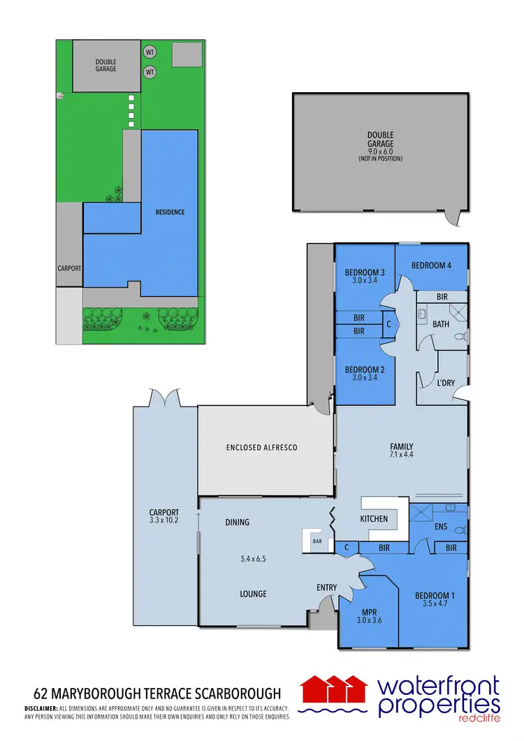 Floorplan of Homely house listing, 62 Maryborough Tce, Scarborough QLD 4020