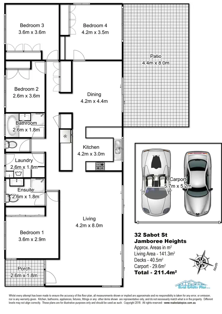 Floorplan of Homely house listing, 32 Sabot Street, Jamboree Heights QLD 4074
