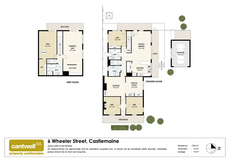 Floorplan of Homely house listing, 6 Wheeler Street, Castlemaine VIC 3450