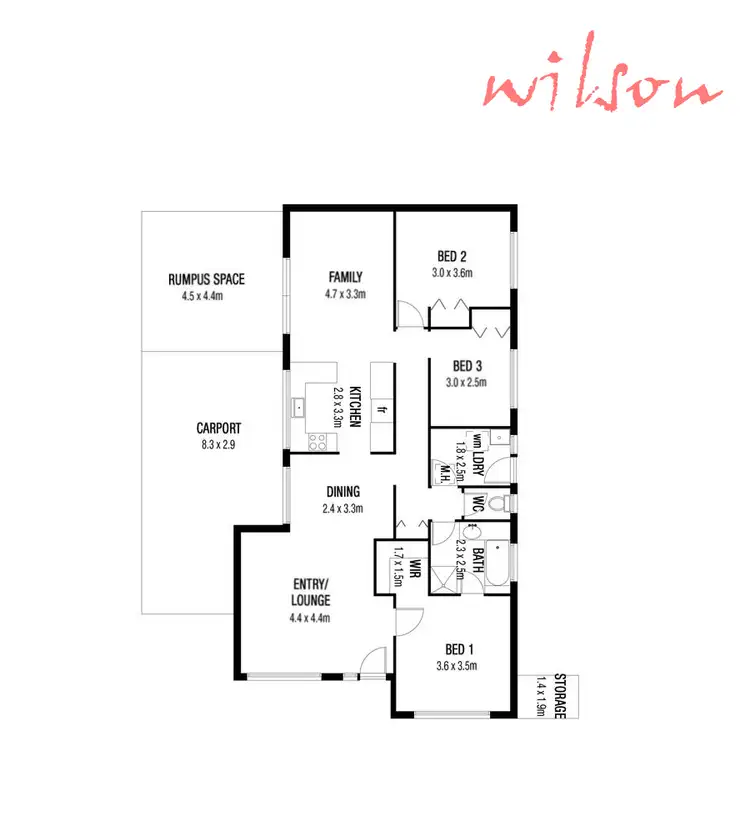 Floorplan of Homely house listing, 2 Keith Court, Woodcroft SA 5162