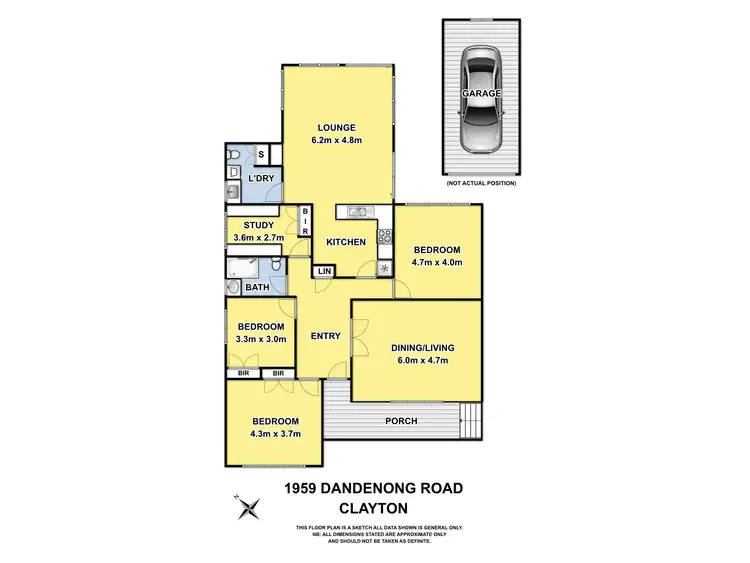Floorplan of Homely house listing, 1959-1961 Dandenong Road, Clayton VIC 3168