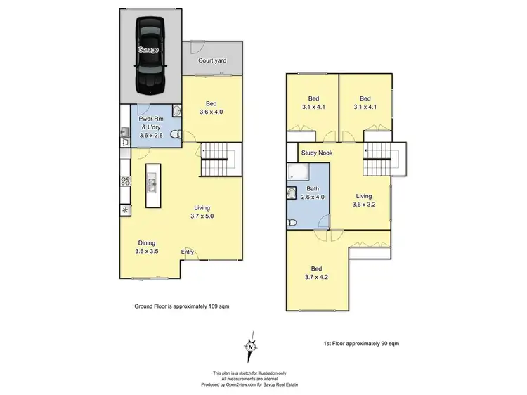 Floorplan of Homely house listing, 3 Salamander Terrace, Shepparton VIC 3630