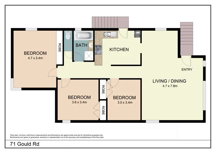 Floorplan of Homely house listing, 71 Gould Road, Herston QLD 4006