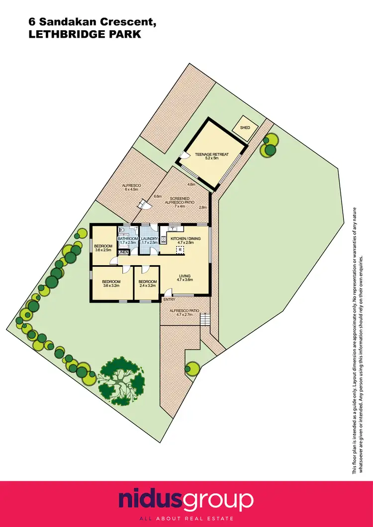 Floorplan of Homely house listing, 6 Sandakan Crescent, Lethbridge Park NSW 2770
