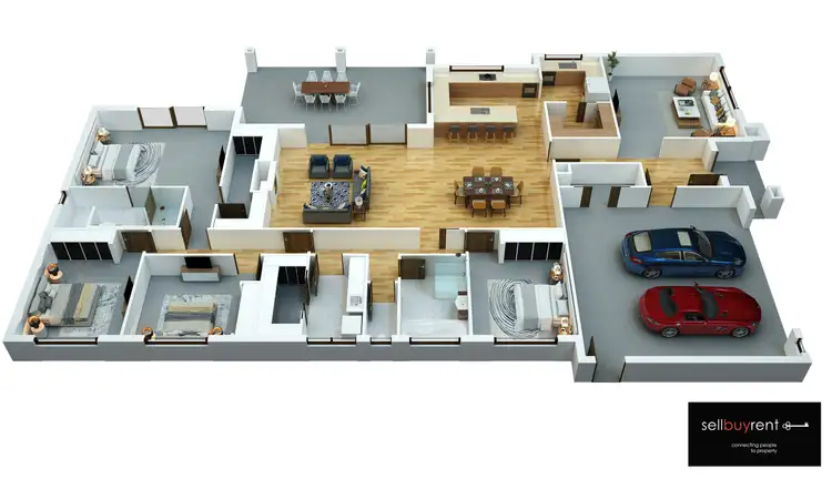 Floorplan of Homely house listing, 12 PARTRIDGE WAY, Wodonga VIC 3690