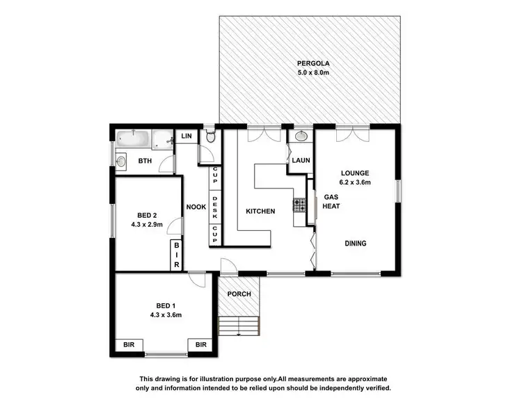 Floorplan of Homely house listing, 19 Wyatt Street, Mount Gambier SA 5290