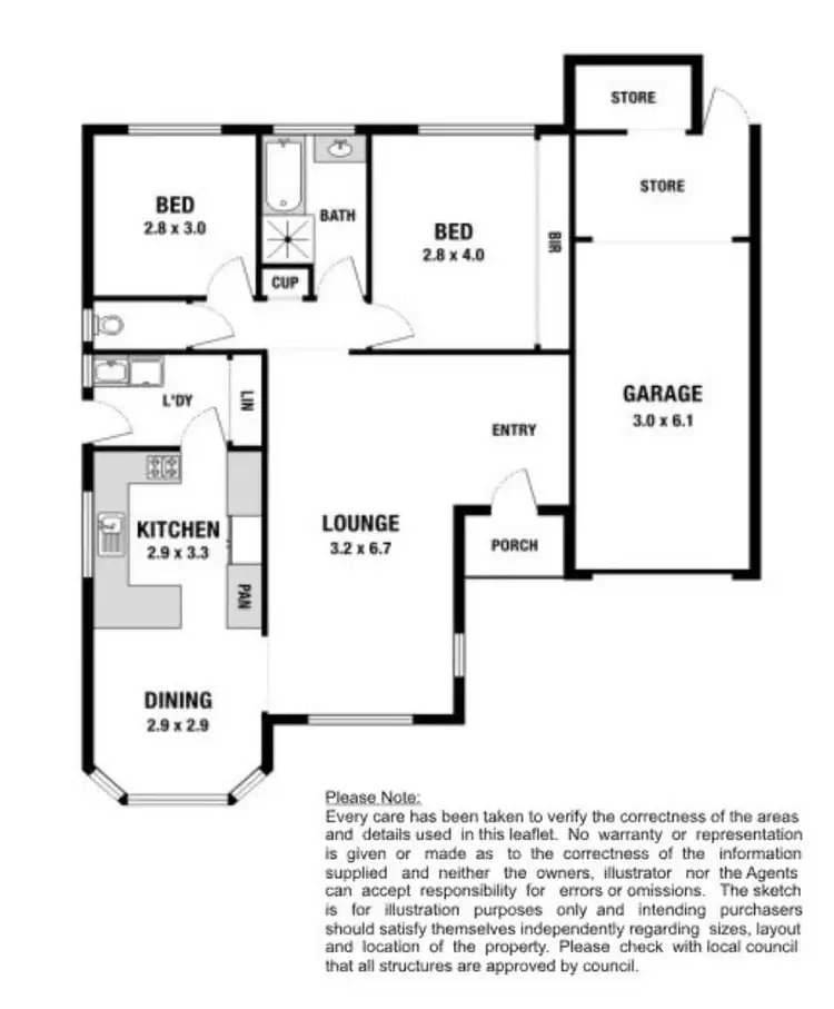 Floorplan of Homely unit listing, 1/18 Turner Street, Gawler East SA 5118
