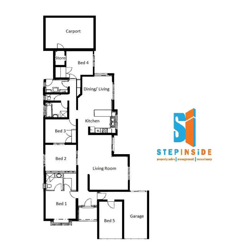 Floorplan of Homely house listing, 1 Lukey Place, Nicholls ACT 2913