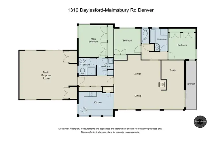 Floorplan of Homely house listing, 1310 Daylesford-Malmsbury Road, Denver VIC 3461