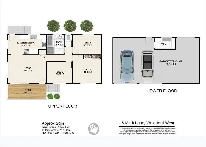 Floorplan of Homely house listing, 8 Mark Lane, Waterford West QLD 4133