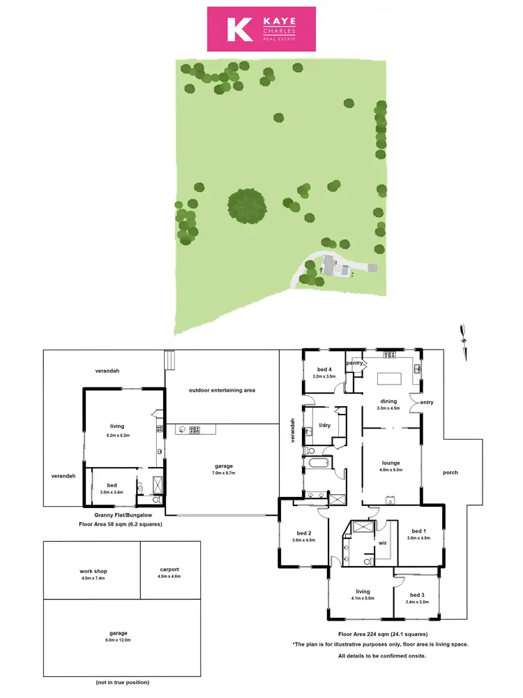 Floorplan of Homely rural property listing, 385 Dickie Road, Officer VIC 3809