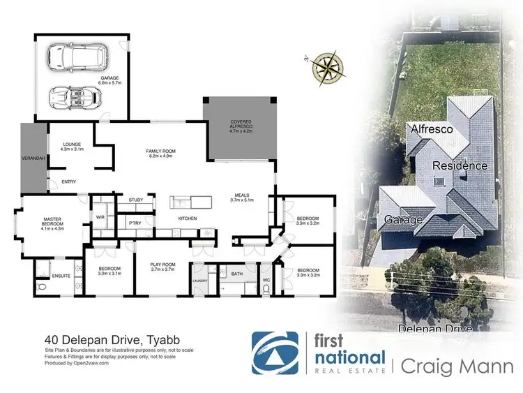 Floorplan of Homely house listing, 40 Delepan Drive, Tyabb VIC 3913