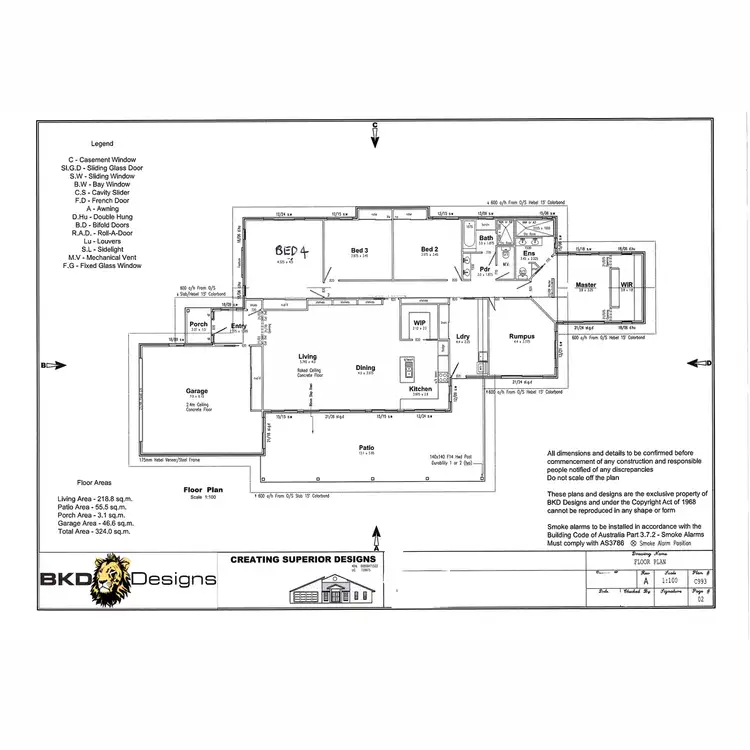 Floorplan of Homely rural property listing, 79-81 Carrigan Way, Gleneagle QLD 4285