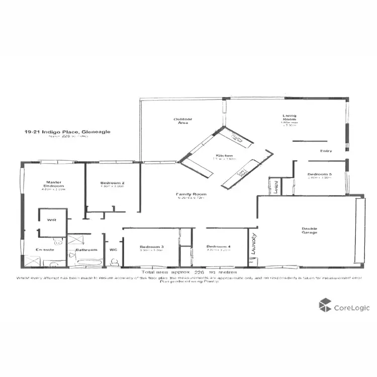 Floorplan of Homely house listing, 19-21 Indigo Place, Gleneagle QLD 4285