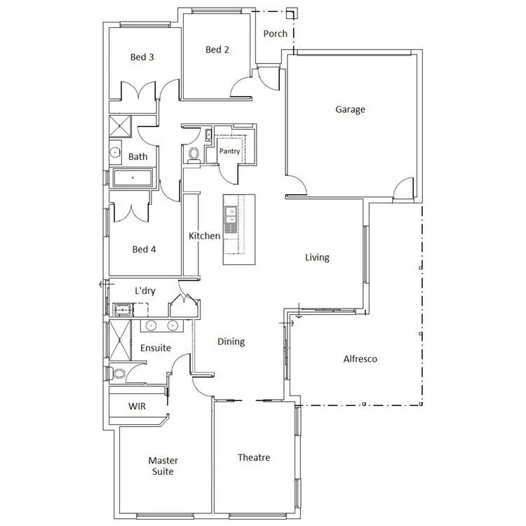 Floorplan of Homely house listing, 6-8 Bushgum Court, Jimboomba QLD 4280
