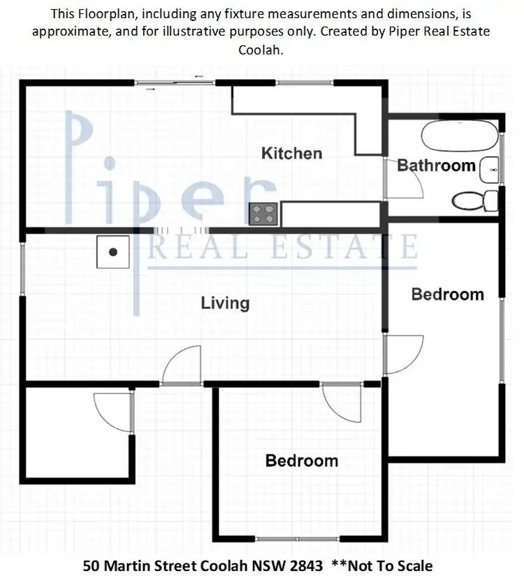 Floorplan of Homely house listing, 50 Martin Street, Coolah NSW 2843