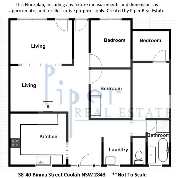 Floorplan of Homely house listing, 38-40 Binnia Street, Coolah NSW 2843