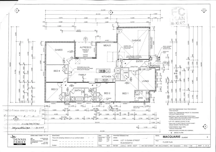 Floorplan of Homely house listing, 7 Dunn Street, Rushworth VIC 3612