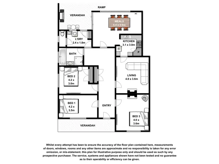 Floorplan of Homely house listing, 4 Earle Street, Port Fairy VIC 3284