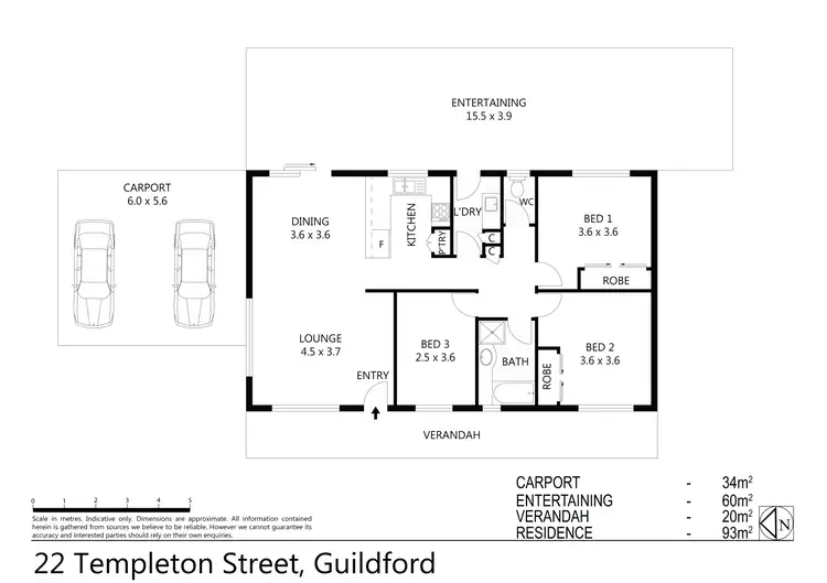 Floorplan of Homely house listing, 22 Templeton Street, Guildford VIC 3451