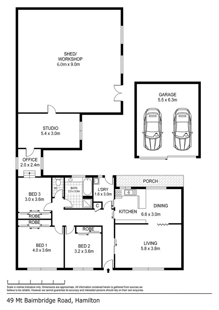 Floorplan of Homely house listing, 49 Mount Baimbridge Road, Hamilton VIC 3300