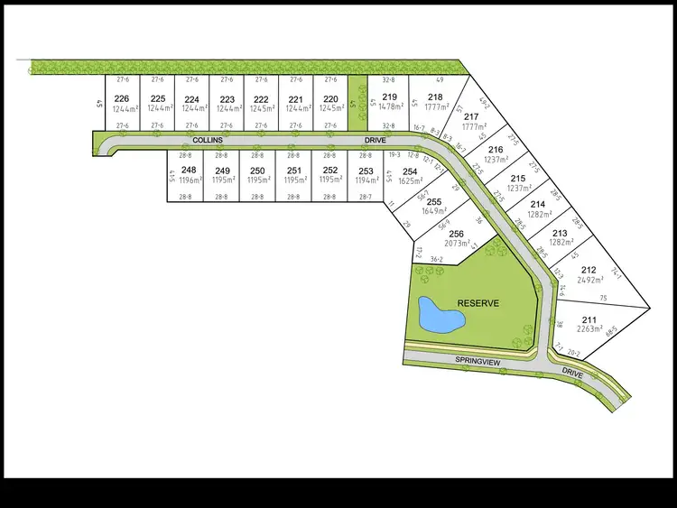 Floorplan of Homely land listing, LOT 252 Collins Drive, Suttontown SA 5291