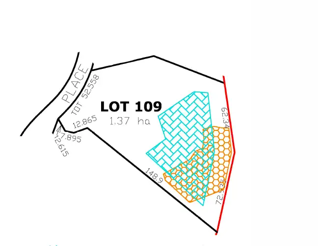 Floorplan of Homely land listing, LOT 109/5 Leathem Place, Little Hartley NSW 2790
