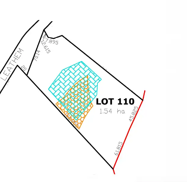 Floorplan of Homely land listing, LOT 110/9 LEATHEM PLACE, Little Hartley NSW 2790