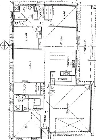 Floorplan of Homely house listing, 36 Ross Street, Heathcote VIC 3523