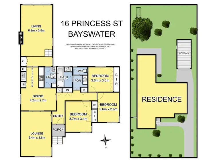 Floorplan of Homely house listing, 16 Princess Street, Bayswater VIC 3153