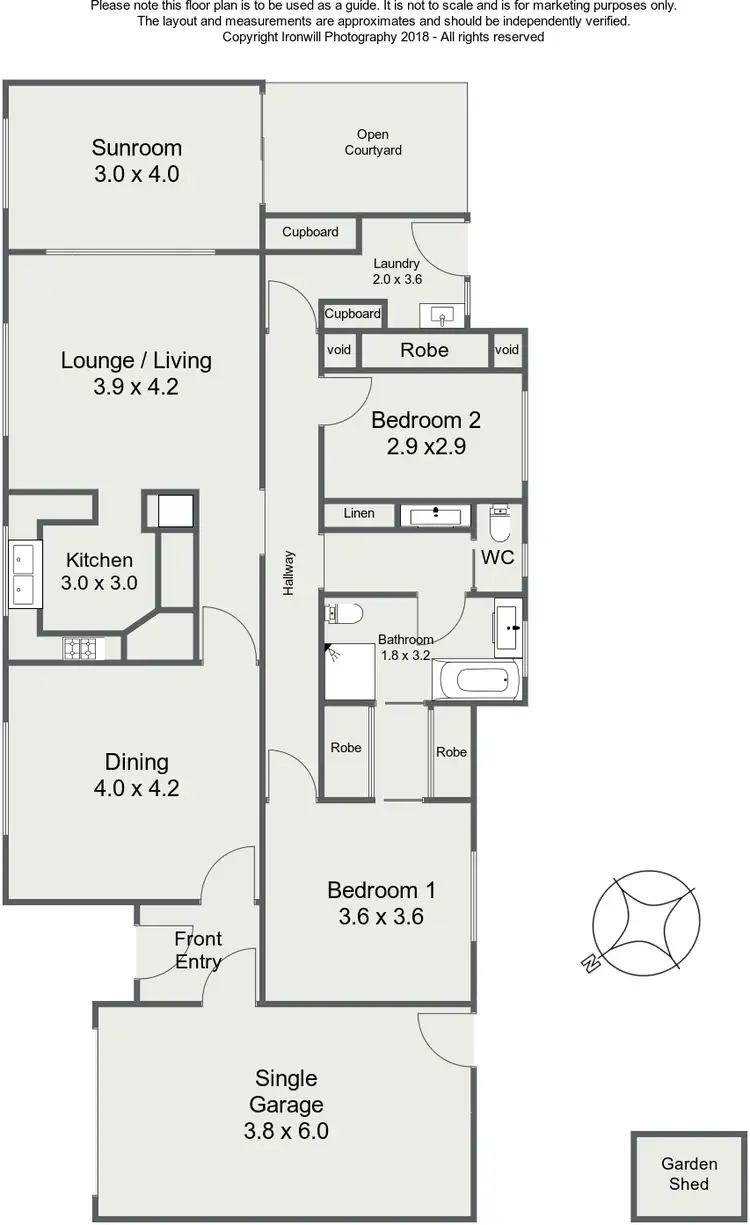 Floorplan of Homely house listing, 1 WILSON COURT, Millicent SA 5280