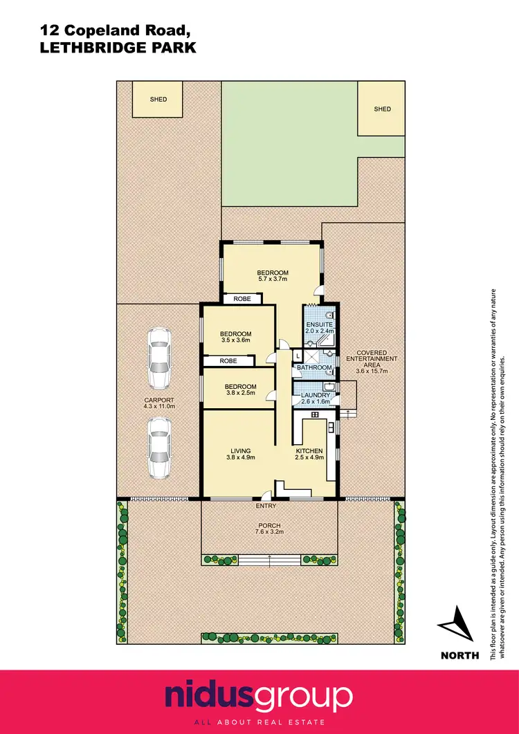 Floorplan of Homely house listing, 12 Copeland Road, Lethbridge Park NSW 2770