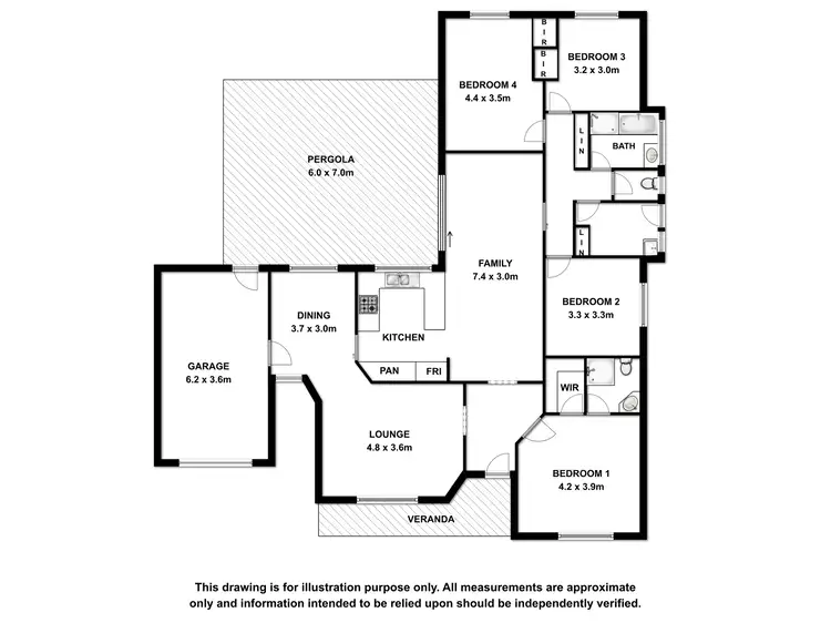Floorplan of Homely house listing, 2 Parkway Avenue, Mount Gambier SA 5290