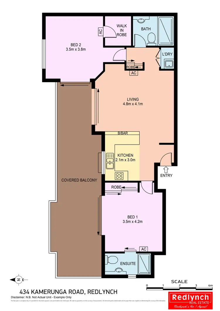 Floorplan of Homely unit listing, 39/434-446 Kamerunga Road, Redlynch QLD 4870