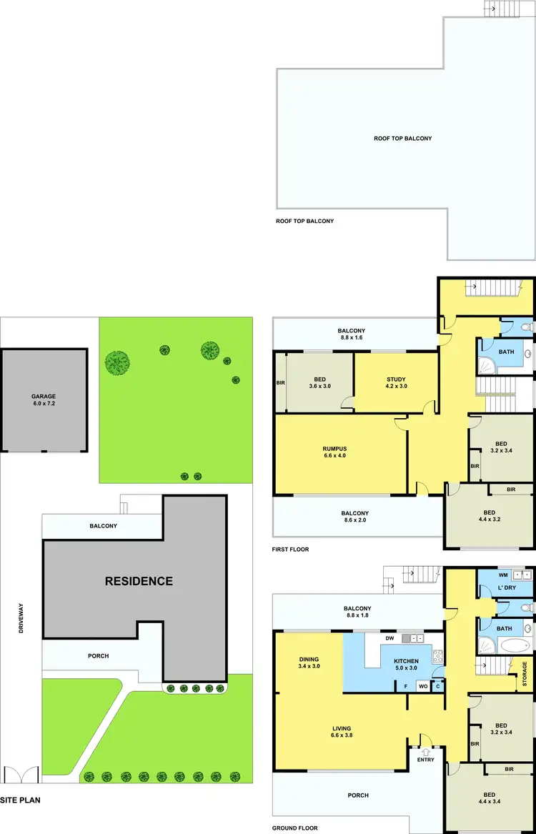 Floorplan of Homely house listing, 8 Lockington Crescent, Dandenong VIC 3175