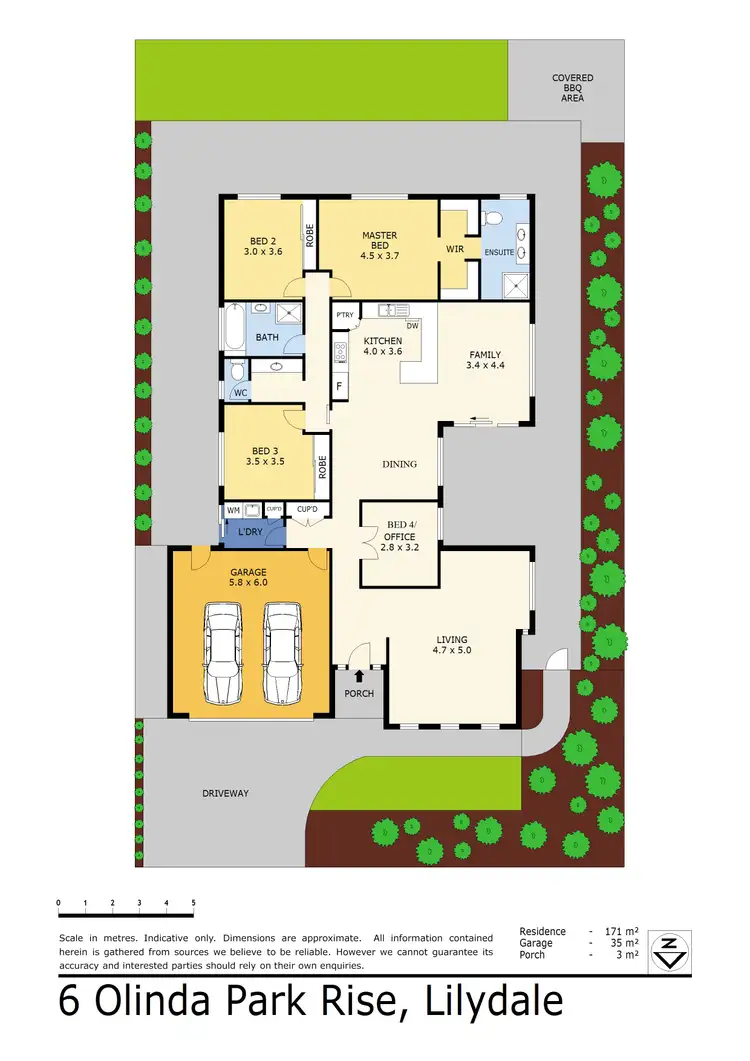 Floorplan of Homely house listing, 6 OLINDA PARK RISE, Lilydale VIC 3140