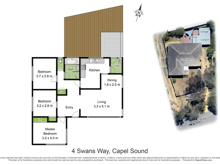 Floorplan of Homely house listing, 4 Swans Way, Capel Sound VIC 3940