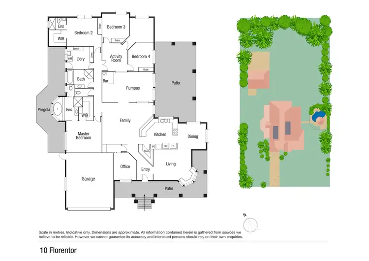 Floorplan of Homely house listing, 10 Florentor Court, Condon QLD 4815