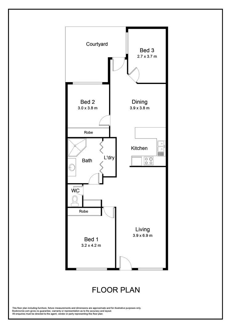 Floorplan of Homely townhouse listing, 21/15 John Cleland Crescent, Florey ACT 2615