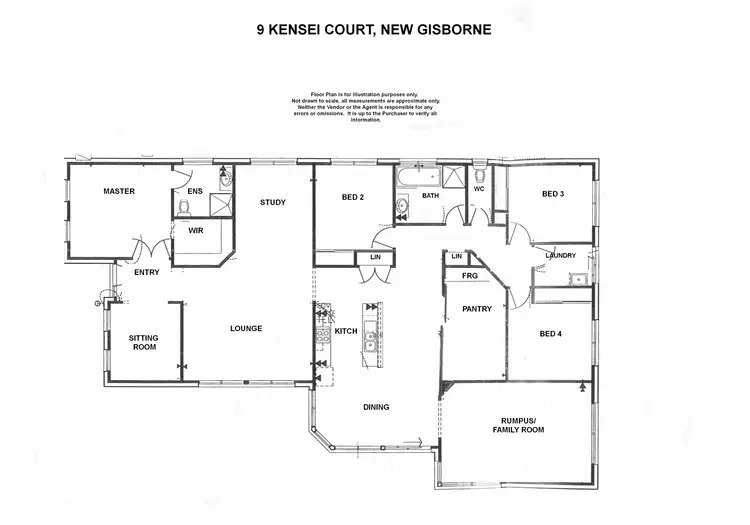 Floorplan of Homely house listing, 9 Kensei Court, New Gisborne VIC 3438